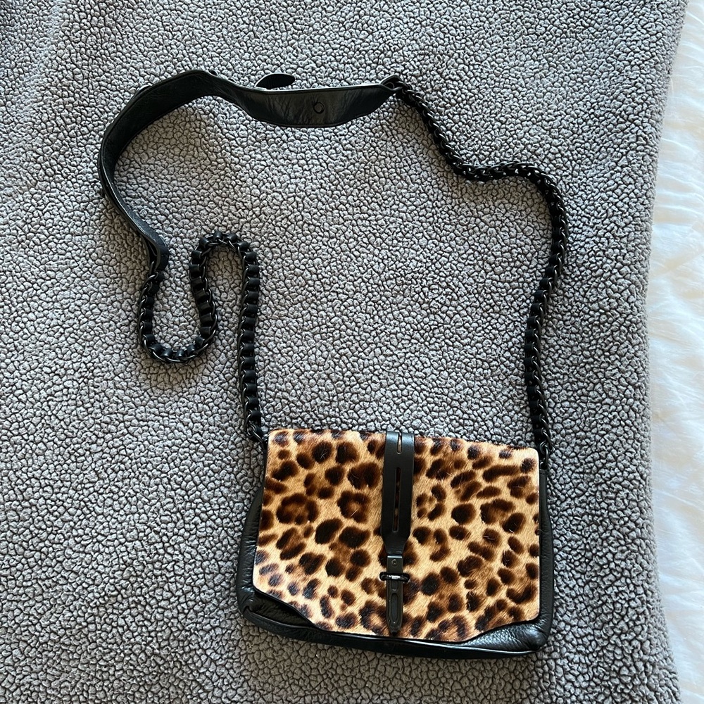Rag n bone leopard cross body bag